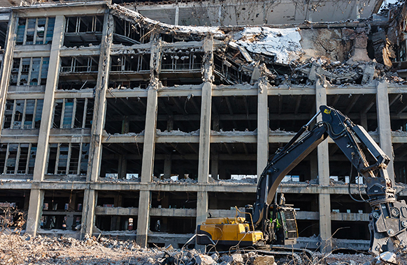 Ankara 8 Katlı Bina Yıkımı